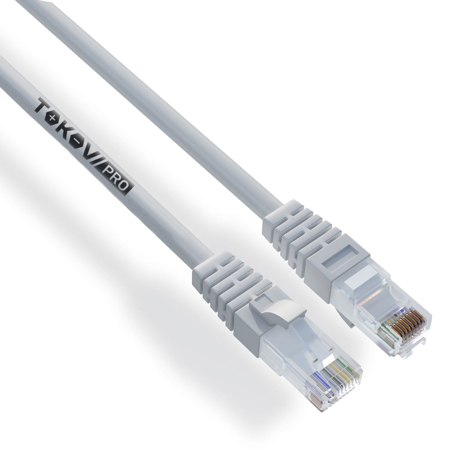 Изображение товара Патч-корд кат.5E U/UTP 24 AWG PVC 2 м PRO TOKOV ELECTRIC TKP-PC06-5EU-CUPVC-2M