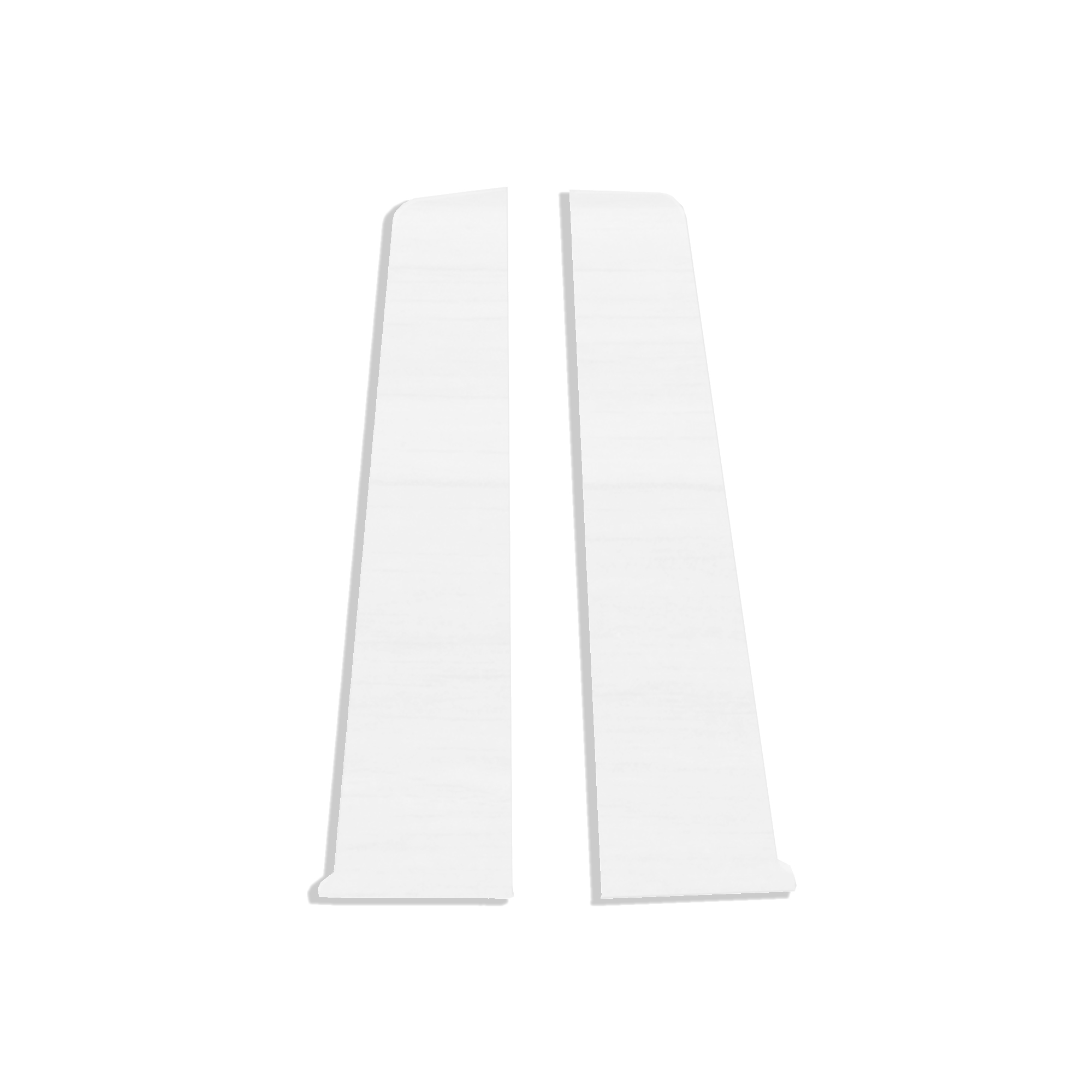 Изображение товара Пластиковые торцевые заглушки 17 Белый айсберг пара (2 шт.)