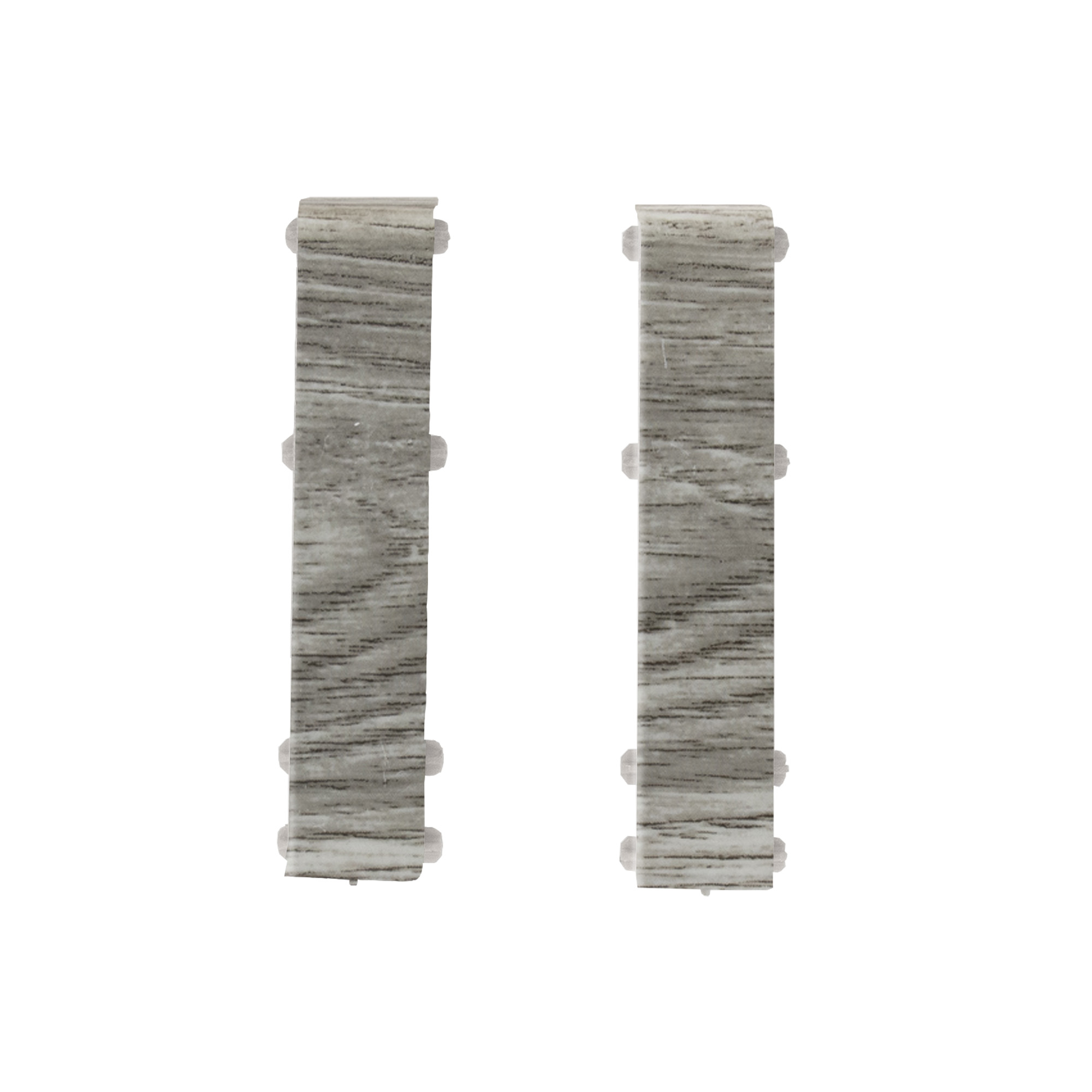 Изображение товара Соединитель пластиковый 02 Дуб монгольский серый 2 шт практичный и надежный