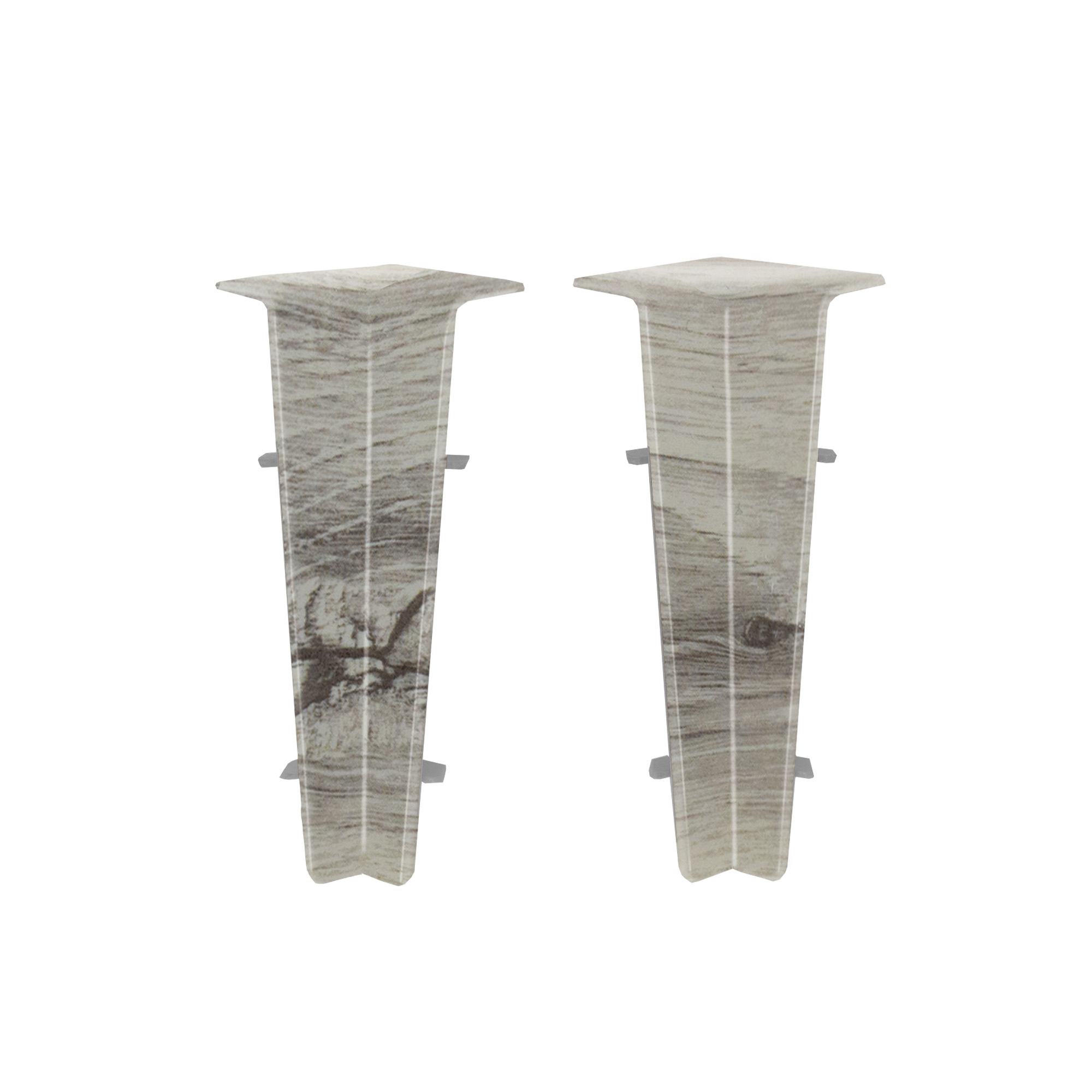 Изображение товара Угол внутренний пластиковый 03 Дуб ханка, 2 шт - отделка и защита углов