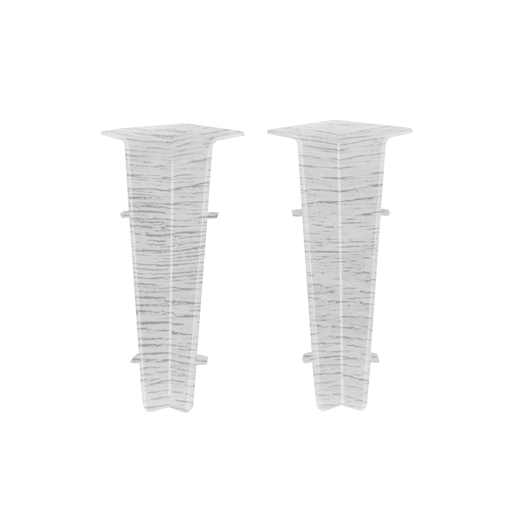 Изображение товара Угол внутренний пластиковый 08 Дуб апулия, 2 шт, отделочный уголок для ремонта