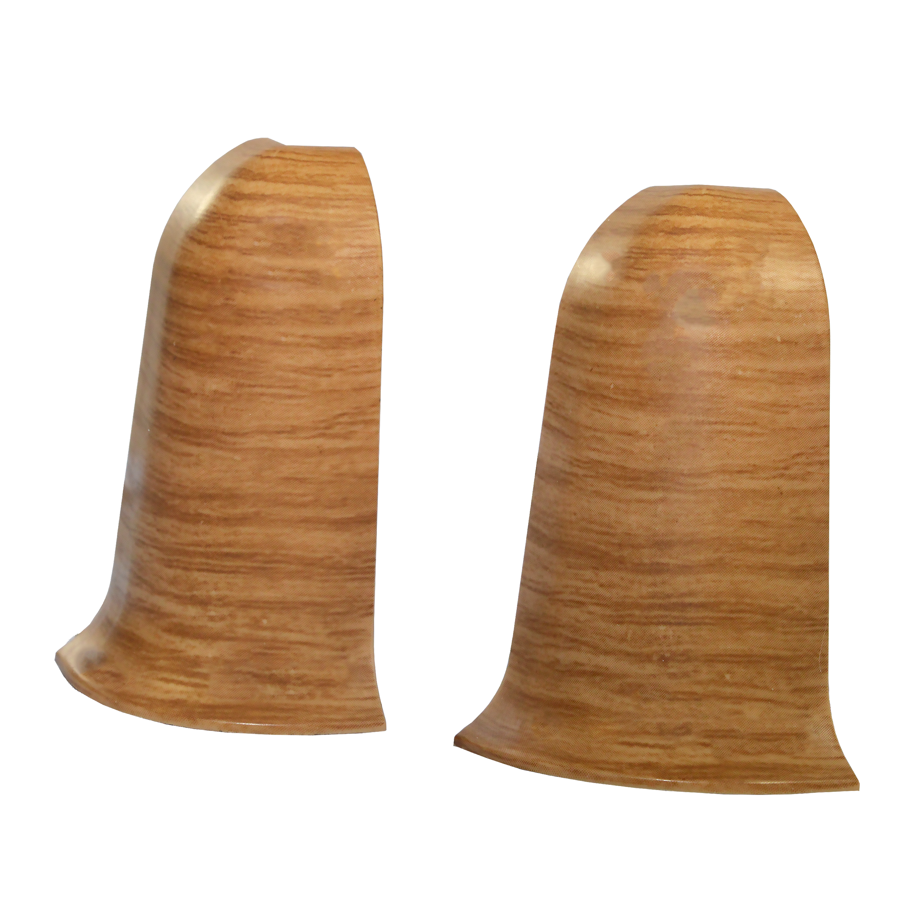 Изображение товара Угол наружный пластиковый Т08 Ильм бежевый 2 шт с текстурой дерева