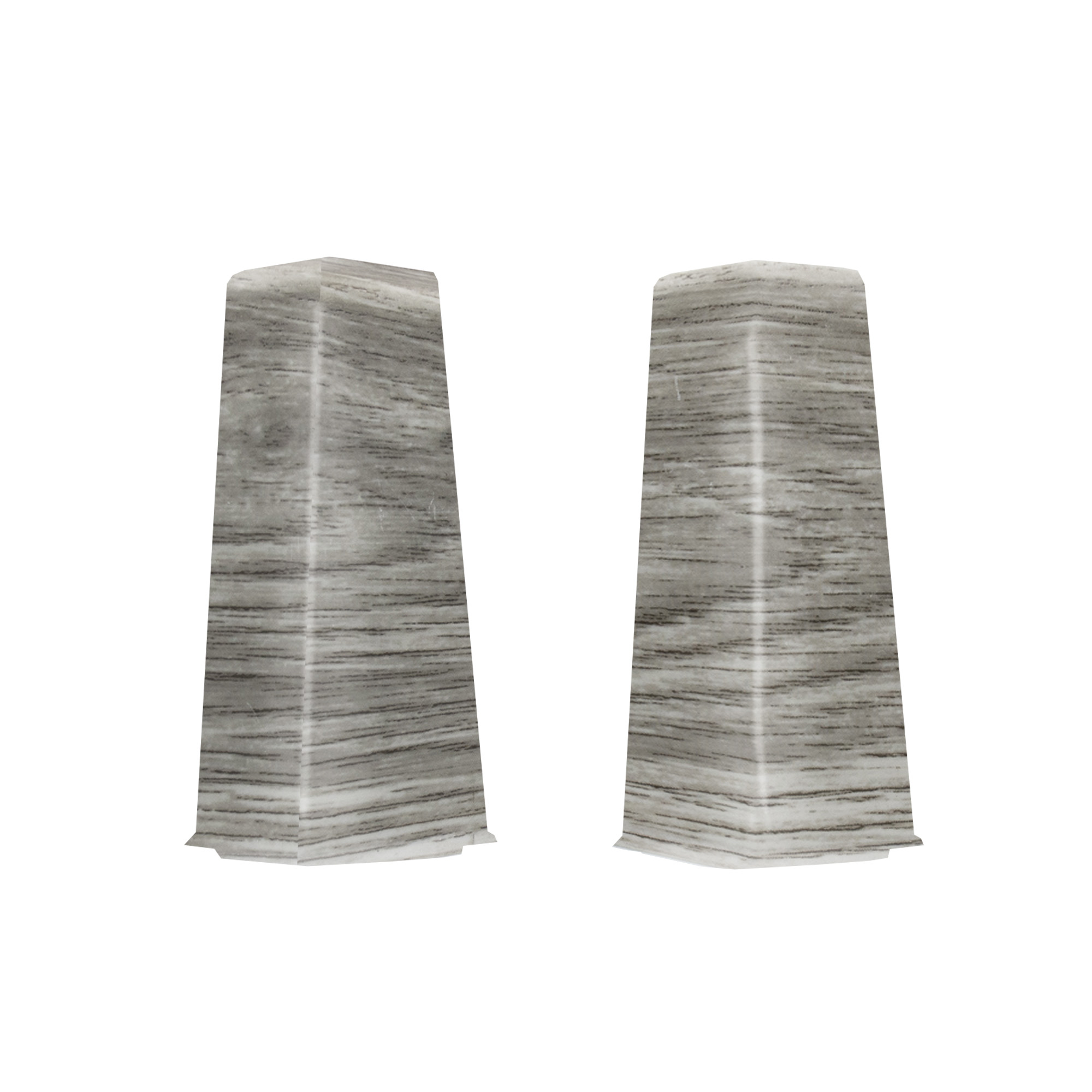 Изображение товара Пластиковый наружный угол Дуб монгольский серый 2 шт - надежное оформление