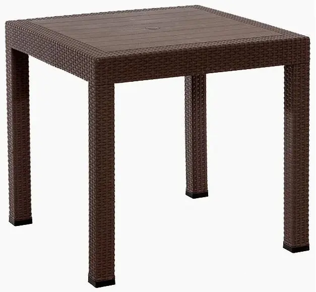 Изображение товара Стол квадратный садовый 90x90см FRANCO из полипропилена