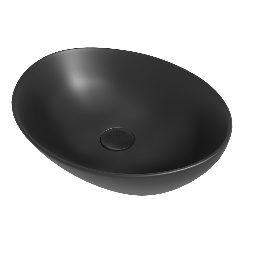 Изображение товара Раковина для ванной накладная Watersense Amelia 40 черный матовый W00066
