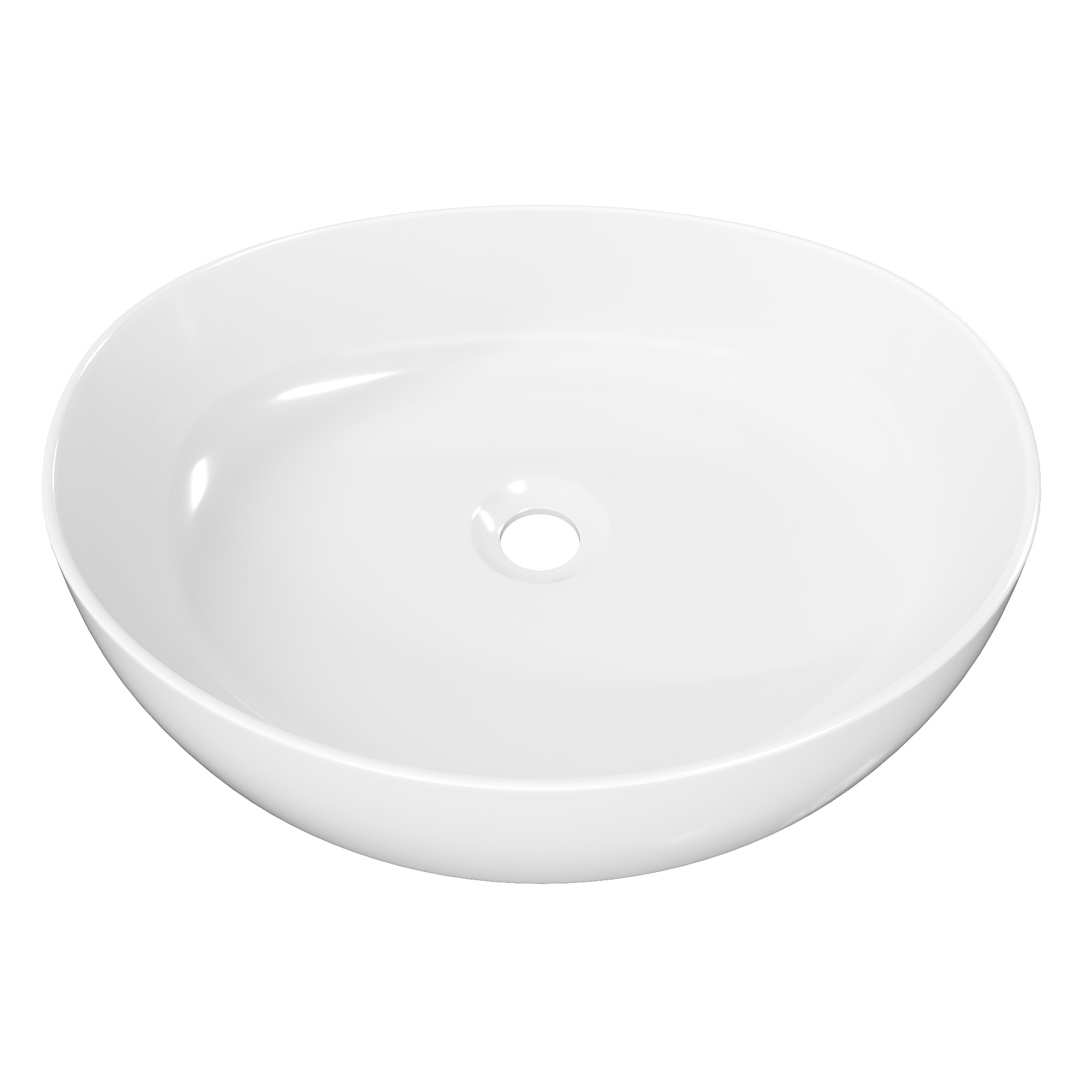 Изображение товара Раковина для ванной накладная Watersense Nancy 50 белая W00757 — стильное и практичное решение