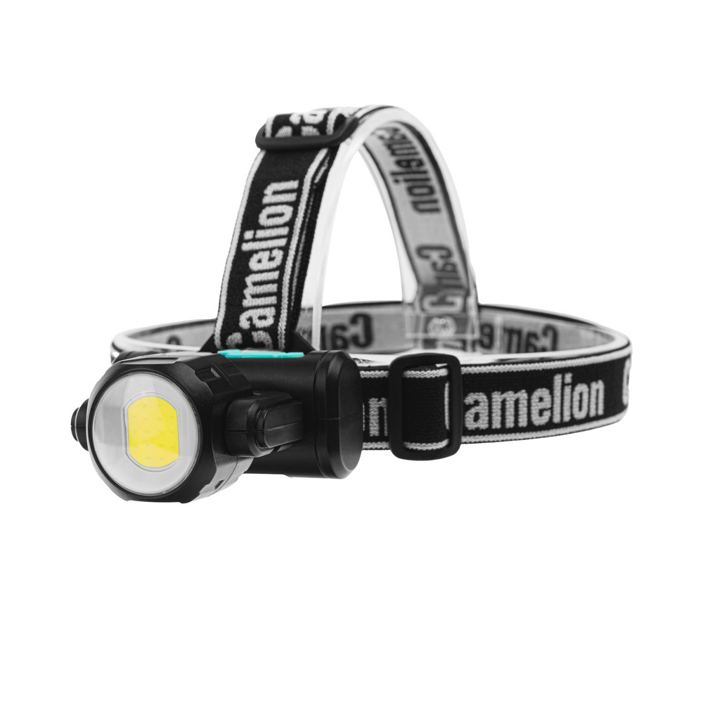 Изображение товара Налобный фонарь Camelion LED53401 черный с множеством режимов и длительной работой