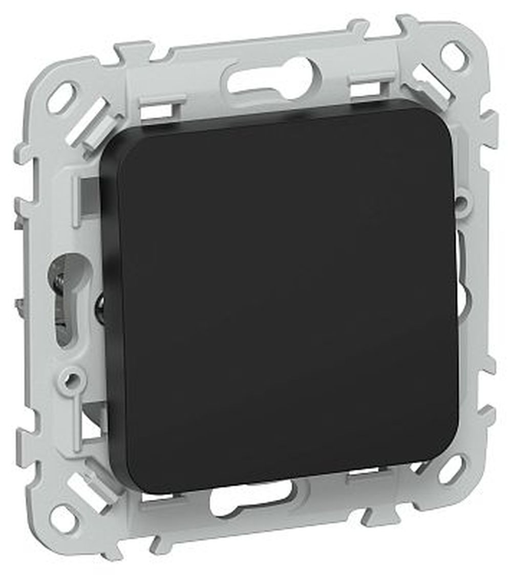 Изображение товара Выключатель 1-клавишный IEK FLITE перекресный10А ВС71-1-0-ФлЧ черный
