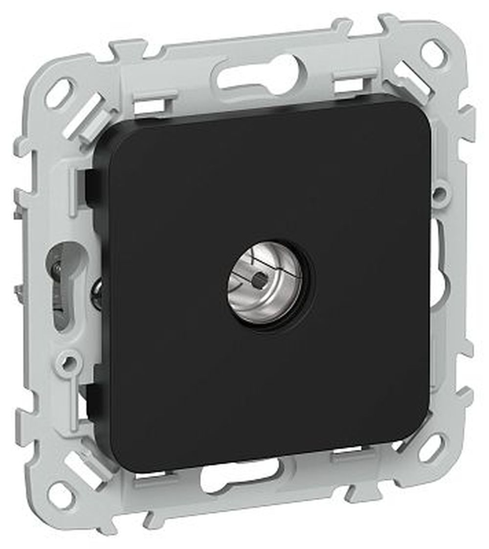 Изображение товара Розетка TV IEK FLITE РТВм-1-1-1-ФлЧ черный